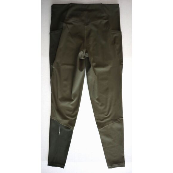 Salomon C20381 Women Sz M Grape Leaf/Forest Night Green Cross Run 28” Tights - Picture 2 of 12